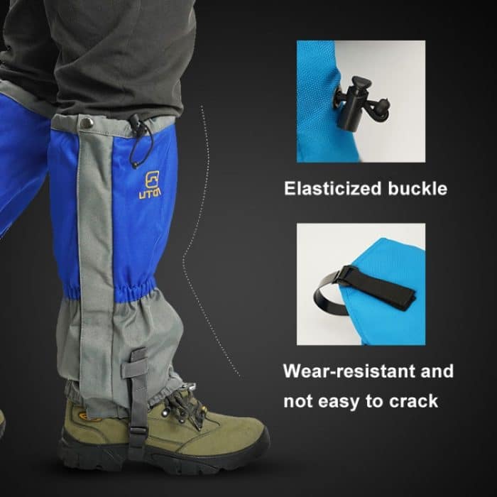 AOTU AT8901 1 Paar Outdoor-Wanderschuhe, wasserdicht, schneefest, Schuhüberzug, Wandern, Wüste, sanddicht, Fußüberzug, M Red, M Black, M Orange, L Red, L Black – Bild 9