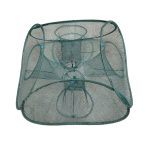 Automatischer faltbarer Angelkäfig, quadratisches Fischernetz, Garnelen-Angelausrüstung, 5 Holes, 9 Holes, 13 Holes, 17 Holes, 21 Holes