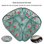 Automatischer faltbarer Angelkäfig, quadratisches Fischernetz, Garnelen-Angelausrüstung, 5 Holes, 9 Holes, 13 Holes, 17 Holes, 21 Holes – Bild 3
