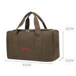 Tragbare Gepäcktasche aus Segeltuch mit großer Kapazität, Reiserucksack, Aufbewahrungstasche für den Umzug, Small, Large, Plus Large – Bild 2