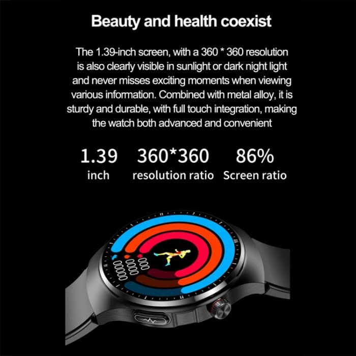 TK25 1.39英寸 IP67 wasserdichte Sport-Gesundheitsüberwachung Smart Bluetooth Calling Watch – Bild 5