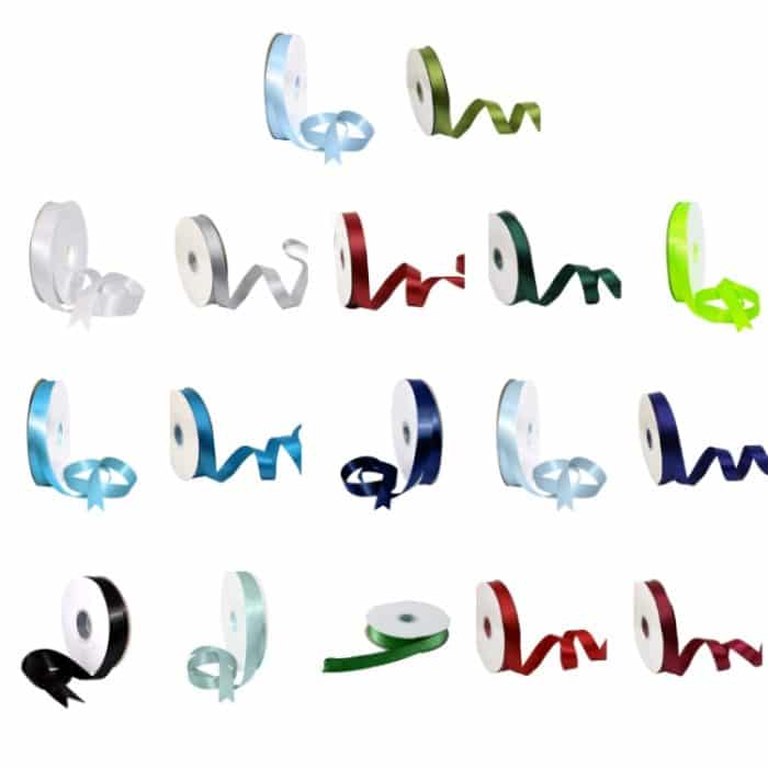 2,5 cm x 91 m Polyesterband für Geschenkverpackungen, Kuchen, Hochzeitsdekoration – Bild 2