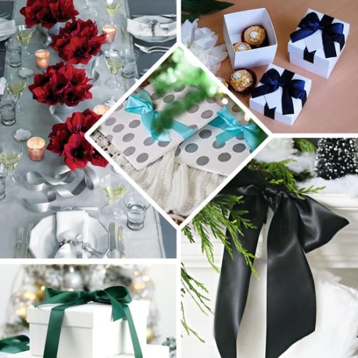 2,5 cm x 91 m Polyesterband für Geschenkverpackungen, Kuchen, Hochzeitsdekoration – Bild 6