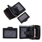 Baellerry N1915 Litschi-Muster Multi-Kartensteckplatz Reißverschluss Damen Kurze Geldbörse – Bild 4