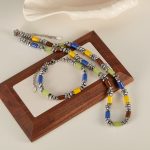 Schmuck aus Edelstahl mit schwarzem Gallensteinharz – Bild 4