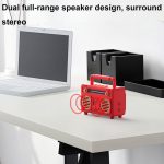 BT21 Retro USB-Flash-Laufwerk FM-Radio Kabelloser Bluetooth-Lautsprecher – Bild 5