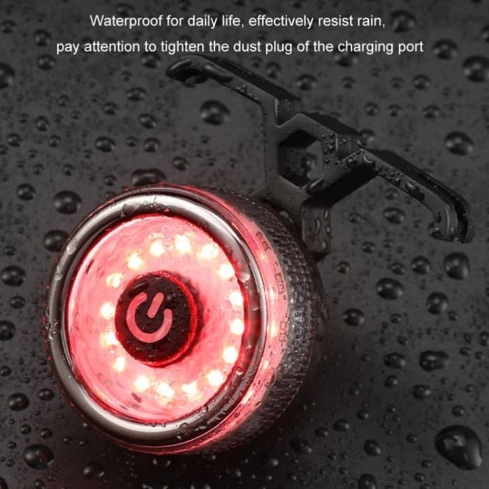 Rundes Fahrrad-Rücklicht mit intelligenter Induktionsbremse, Nachtfahr-Warnlicht, Cushion Model, Seat Post Model, Dual Bracket Model – Bild 6