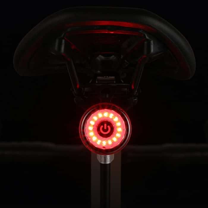 Rundes Fahrrad-Rücklicht mit intelligenter Induktionsbremse, Nachtfahr-Warnlicht, Cushion Model, Seat Post Model, Dual Bracket Model – Bild 10