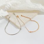 OPK 1288 Schlichtes Zirkonia-Edelstahlarmband – Bild 3