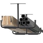 2 Stück/Packung Hochleistungs-Deckenaufbewahrungshaken zum Aufhängen von Holzleiterwerkzeugen und anderen sperrigen Gegenständen – Bild 2