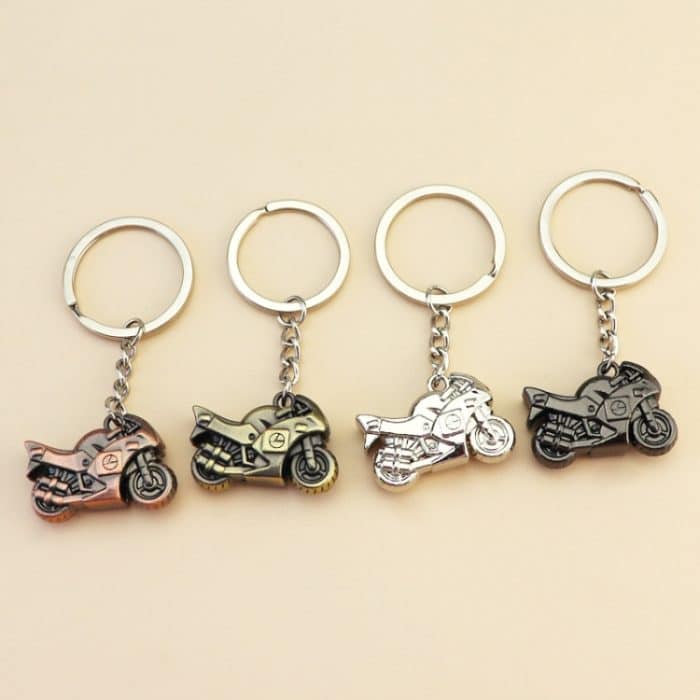 Simulation Cool Motorrad Schlüsselanhänger Metall Dekoration Anhänger – Bild 4