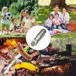 SY-FT008 7-in-1 Multifunktions Outdoor Camping Tragbare Klappgeschirr Kombination – Bild 9