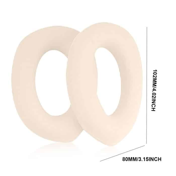 1 paar Für Sony WH-1000XM5 Kopfhörer Leder Schwamm Abdeckung Ohrenschützer, Black, White, Red, Beige, Dark Blue – Bild 3