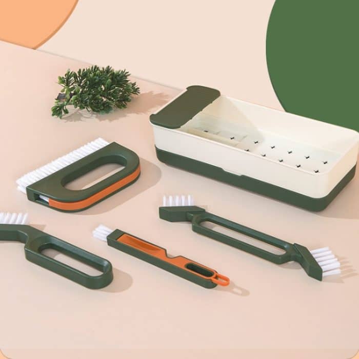 4-in-1 Multifunktions-Spaltbürsten-Set Haushaltsherd Fensternut-Reinigungsbürste – Bild 3