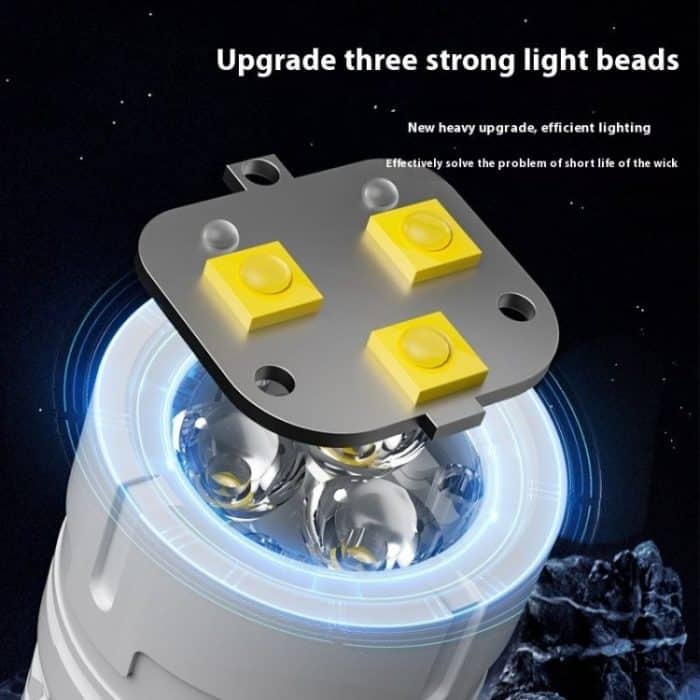 Outdoor Tragbare Taschenlampe Metall Stift Clip Licht Leichte Mini Tasche Wiederaufladbare Notfall Taschenlampe – Bild 2