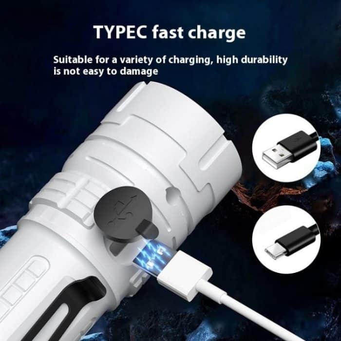 Outdoor Tragbare Taschenlampe Metall Stift Clip Licht Leichte Mini Tasche Wiederaufladbare Notfall Taschenlampe – Bild 7