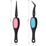Edelstahl Reverse Pinzette Falsche Wimpern Nagel Positionierung DIY Reverse Clip – Bild 5