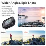 Für DJI Pocket 3 aMagisn Magnetfilter-Zubehör, 10X Macro Lens, 0.72X Wide Lens – Bild 3
