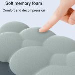 3 teile/satz Cloudy Gradient Memory Foam Silikon Handgelenk Und Tastatur Maus Pad, Model 3, Model 5, Model 8, Model 9, Model 10, Model 11, Model 12, Model 13, Model 14, Green, Blue+Yellow, Blue+Gray, Navy Blue+Gray – Bild 4