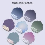 3 teile/satz Cloudy Gradient Memory Foam Silikon Handgelenk Und Tastatur Maus Pad, Model 3, Model 5, Model 8, Model 9, Model 10, Model 11, Model 12, Model 13, Model 14, Green, Blue+Yellow, Blue+Gray, Navy Blue+Gray – Bild 5