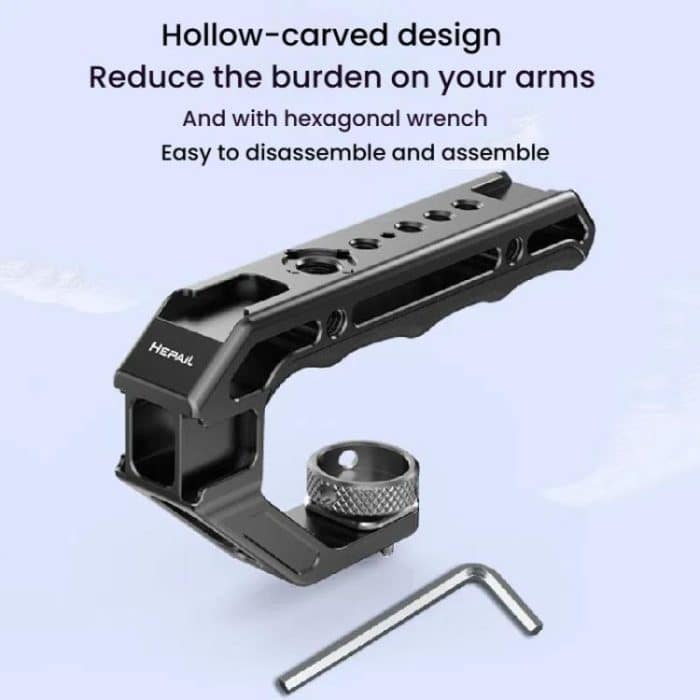 HEPAIL DSLR Camera Grip Rabbit Cage Universal Photographic Equipment Expansion Accessories Handheld, Arri, Cold Shoe, Slider – Bild 5