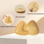 Double-Sided Silicone Thickened Inserts Gather Triangle Breast Pads, S/A, M/B, L/C, XL/D – Bild 4