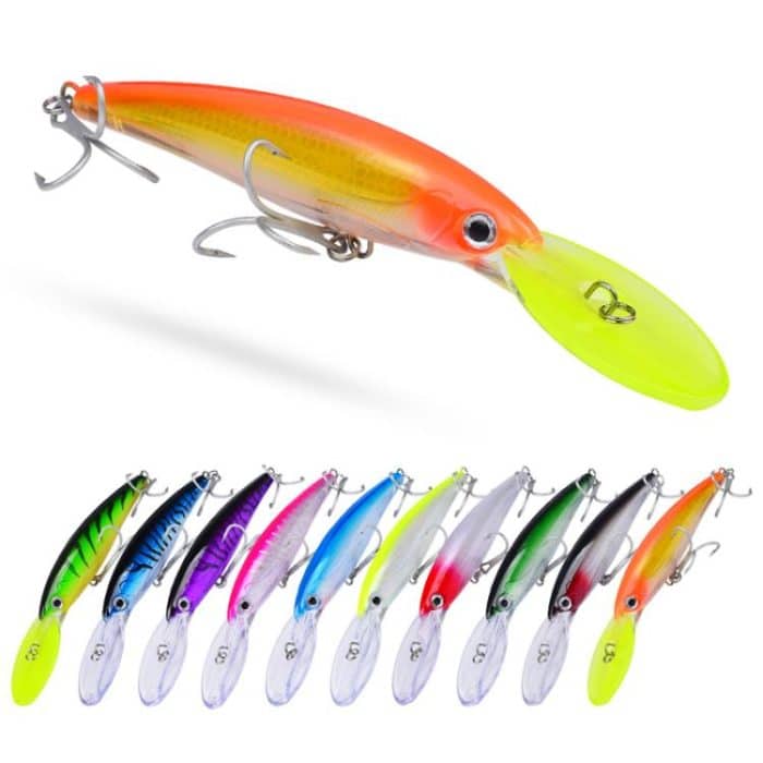 PROBEROS DW627 Long-Distance Casting Large Minnow Lure Fishing Bionic Bait – Bild 2