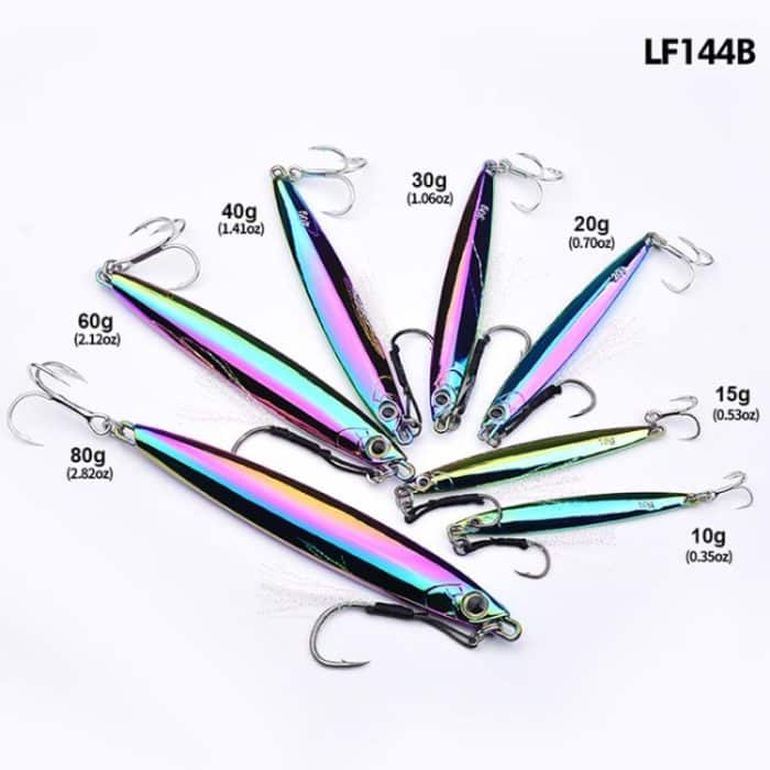 PROBEROS LF144 Zinc Alloy Lure Long-Distance Casting Fast-Draw Spanish Mackerel Mirror Bait – Bild 2