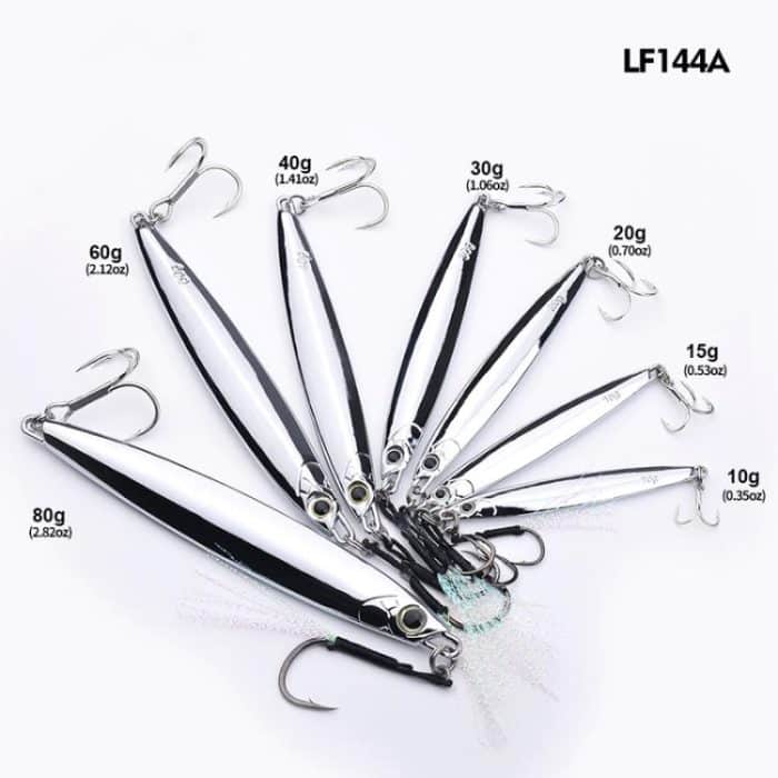 PROBEROS LF144 Zinc Alloy Lure Long-Distance Casting Fast-Draw Spanish Mackerel Mirror Bait, 15g, 20g – Bild 2