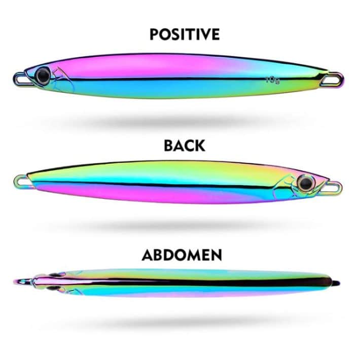 PROBEROS LF144 Zinc Alloy Lure Long-Distance Casting Fast-Draw Spanish Mackerel Mirror Bait – Bild 4