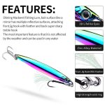PROBEROS LF144 Zinc Alloy Lure Long-Distance Casting Fast-Draw Spanish Mackerel Mirror Bait, 15g, 20g – Bild 7