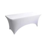 Rectangular Elastic Table Cover Hotel Restaurant Wedding Banquet Party Long Table Decoration Tablecloth