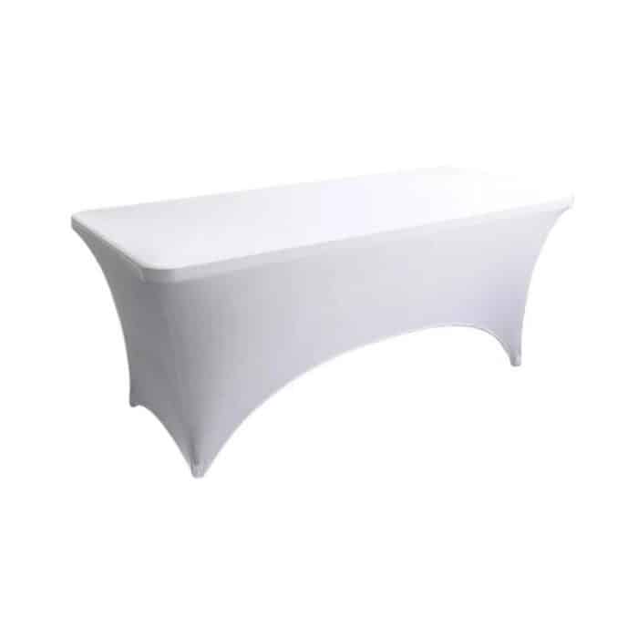 Rectangular Elastic Table Cover Hotel Restaurant Wedding Banquet Party Long Table Decoration Tablecloth – Bild 1
