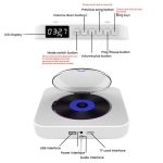 Kecag KC-807 Wall-mounted Home Retro Bluetooth CD Player, EU Plug, US Plug, UK Plug, AU Plug – Bild 4