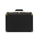 SDRD Wooden Box Karaoke Machine With Wireless Dual Mics All-In-One Speaker System Supports U Disk/TF Card