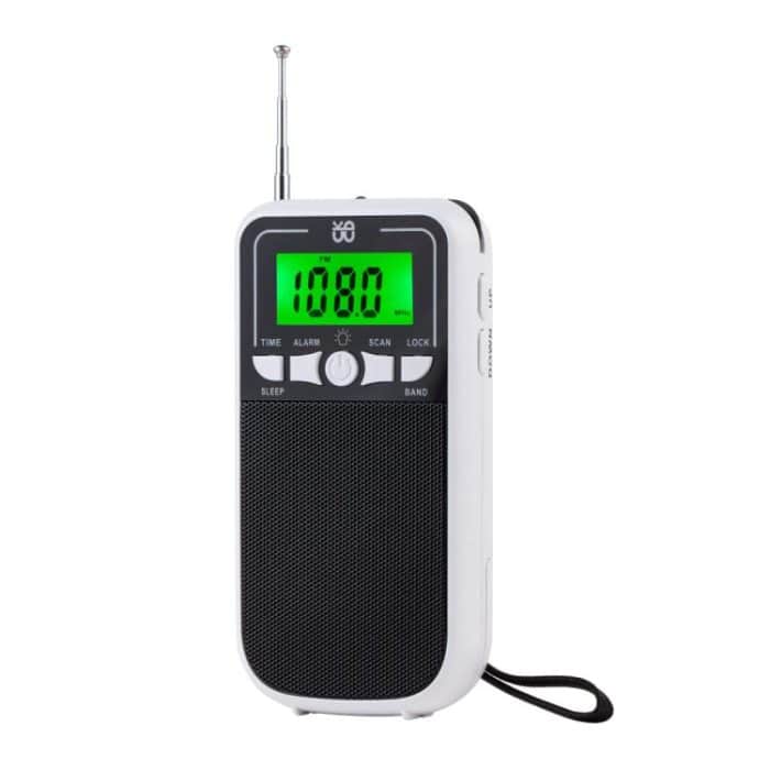 Portable FM/AM/SW Multi-Band High-Sensitivity Clock-Controlled Radio Player, For EU, For US – Bild 1