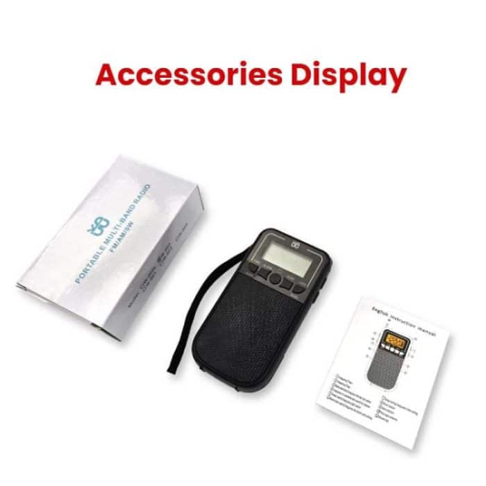 Portable FM/AM/SW Multi-Band High-Sensitivity Clock-Controlled Radio Player, For EU, For US – Bild 14