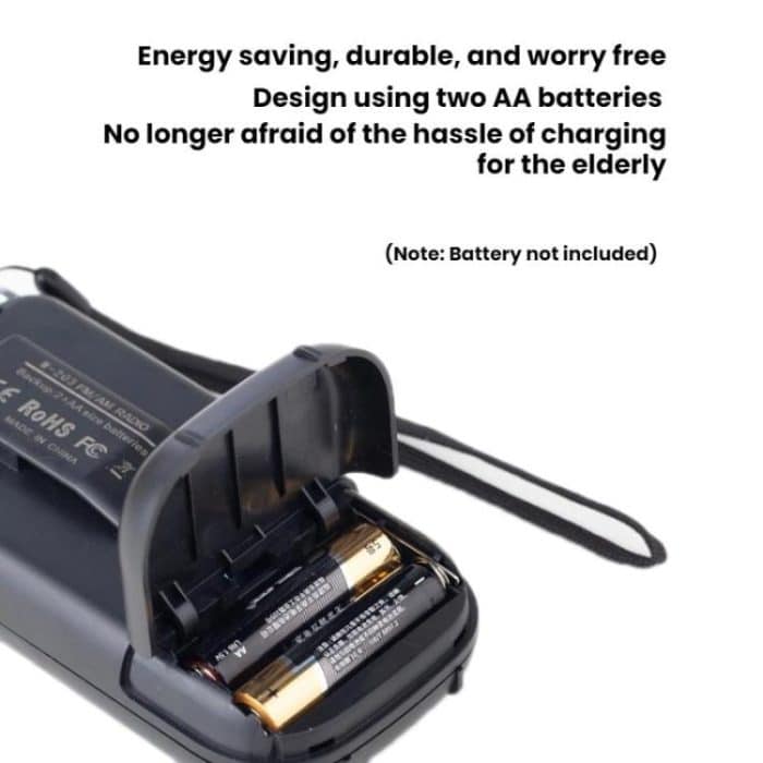 Portable FM/AM/SW Multi-Band High-Sensitivity Clock-Controlled Radio Player, For EU, For US – Bild 4