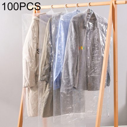 100 Stück Einweg-Staubschutzbeutel für transparente Kleidung