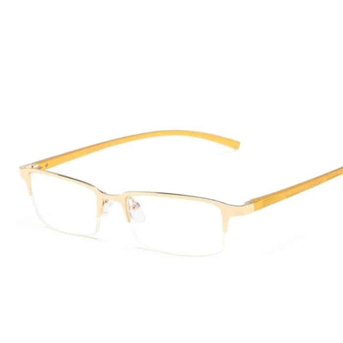 Anti-Blu-ray-Business-Brille für Herren, Metallrahmen, schlichte Glasbrille – Bild 1