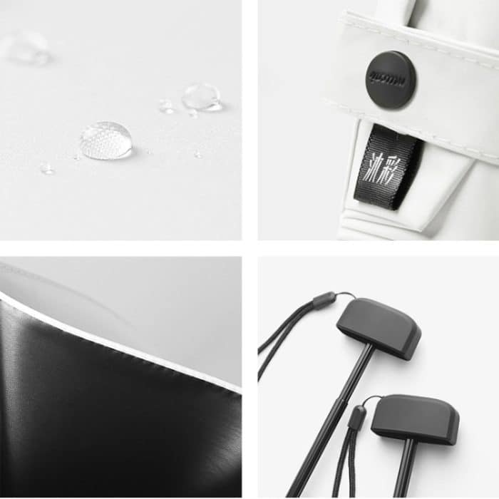 Tragbarer Mini-Regenschirm für Damen, winddicht, langlebig, 5 faltbare Sonnenschirme – Bild 5