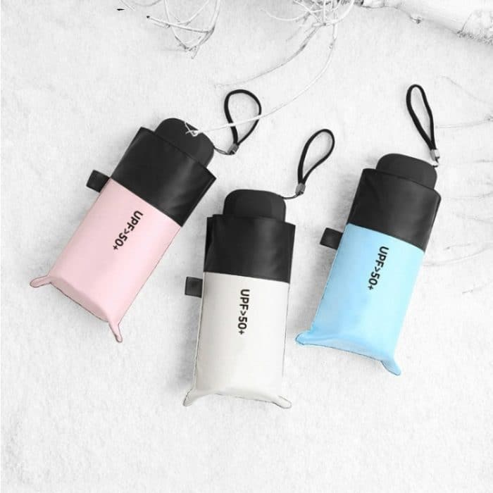 Tragbarer Mini-Regenschirm für Damen, winddicht, langlebig, 5 faltbare Sonnenschirme – Bild 7