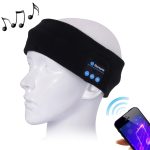 Gestricktes Bluetooth-Freisprech-Sportmusik-Stirnband mit Mikrofon für iPhone/Samsung und andere Bluetooth-Geräte