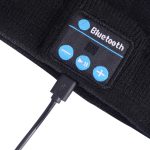 Gestricktes Bluetooth-Freisprech-Sportmusik-Stirnband mit Mikrofon für iPhone/Samsung und andere Bluetooth-Geräte – Bild 6