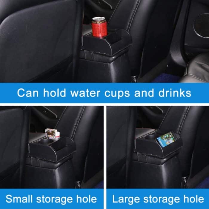 Auto-Multifunktions-Dual-USB-Armlehnenbox-Booster-Pad, Mikrofaser-Leder, gerader Typ, Microfiber Straight Type (Black), Microfiber Straight Type (Black Red), Microfiber Straight Type (Black White) – Bild 6