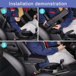 Auto-Multifunktions-Dual-USB-Armlehnenbox-Booster-Pad, Mikrofaser-Leder, gerader Typ, Microfiber Straight Type (Black), Microfiber Straight Type (Black Red), Microfiber Straight Type (Black White) – Bild 7