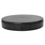 22 cm Elektrische Rotierende Drehscheibe Display-ständer Live-Video-Shooting Requisiten Plattenspieler Schmuck Schuhe Display Plattform, EU Stecker, 22cm