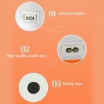 22 cm Elektrische Rotierende Drehscheibe Display-ständer Live-Video-Shooting Requisiten Plattenspieler Schmuck Schuhe Display Plattform, EU Stecker, 22cm – Bild 4