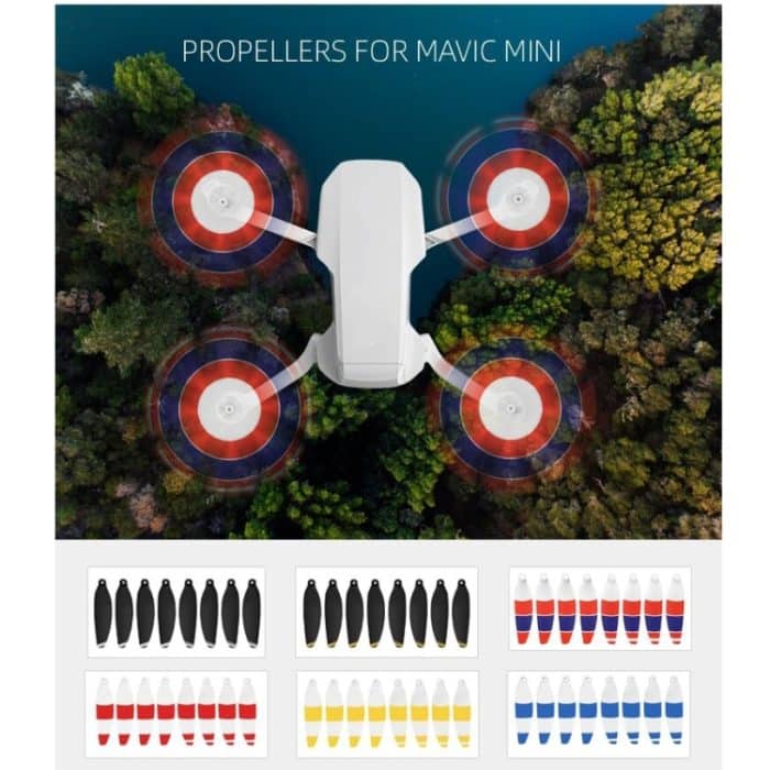 8 Teile/Satz Sunnylife 4726F Geräuscharme Flügelpropeller mit Schnellverschluss für DJI Mini 2, For DJI Mini 2 Gold, For DJI Mini 2 Silver – Bild 4