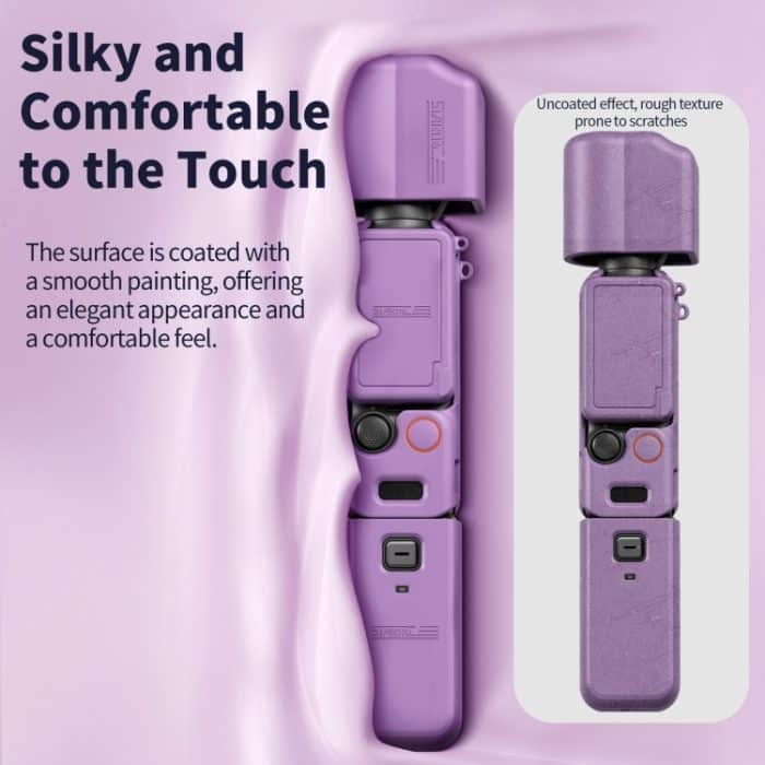 Für DJI OSMO Pocket 3 STARTRC 5 in 1 Gehäuselinse Griff Bildschirm Silikon TPU Hülle, 5 in 1 Case – Bild 8